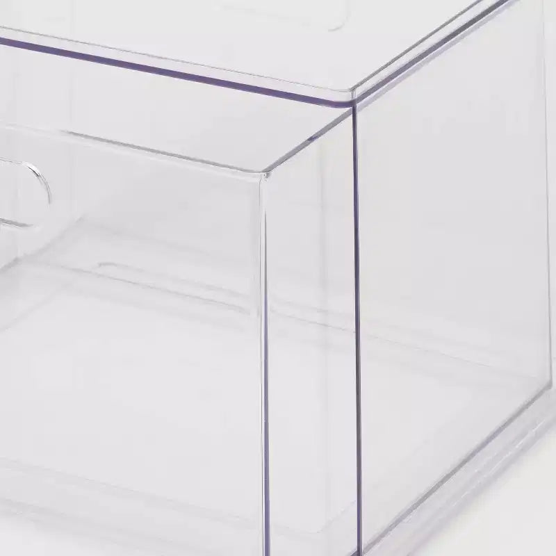 Contenitore trasparente a cassetto singolo – 1 cassetto, per 1 persona