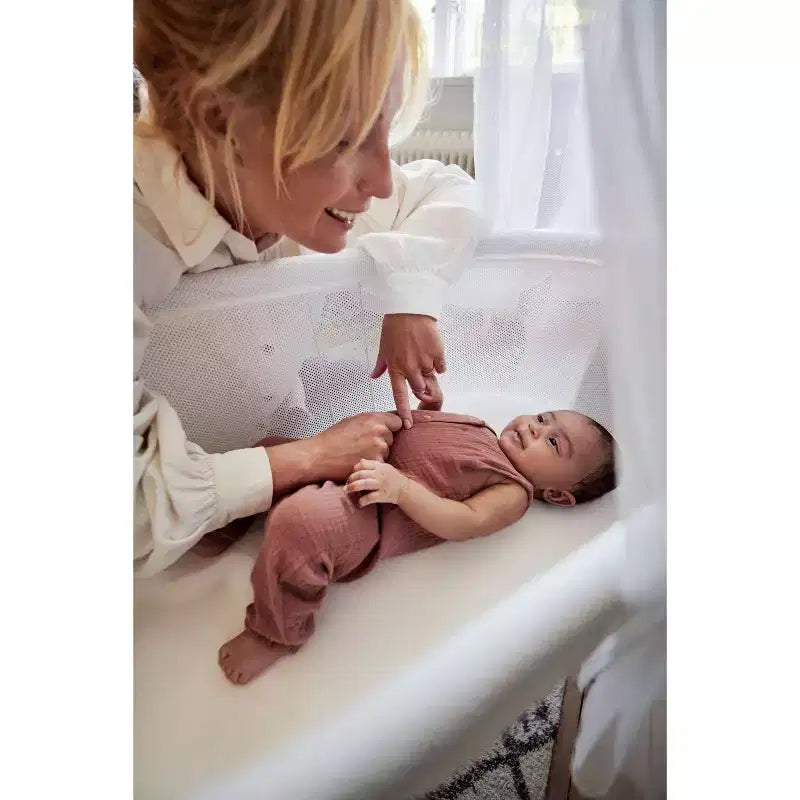 Culla a dondolo e Co-sleeper Ivory, 1 bambino (0-6 mesi)