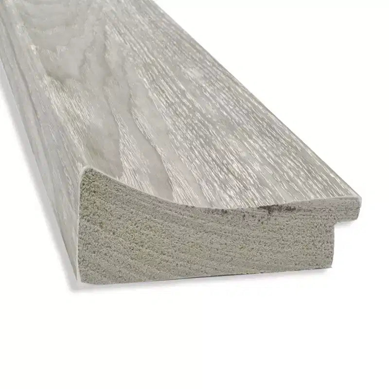 Specchio da parete smussato lavato grigio – Rettangolare, singolo