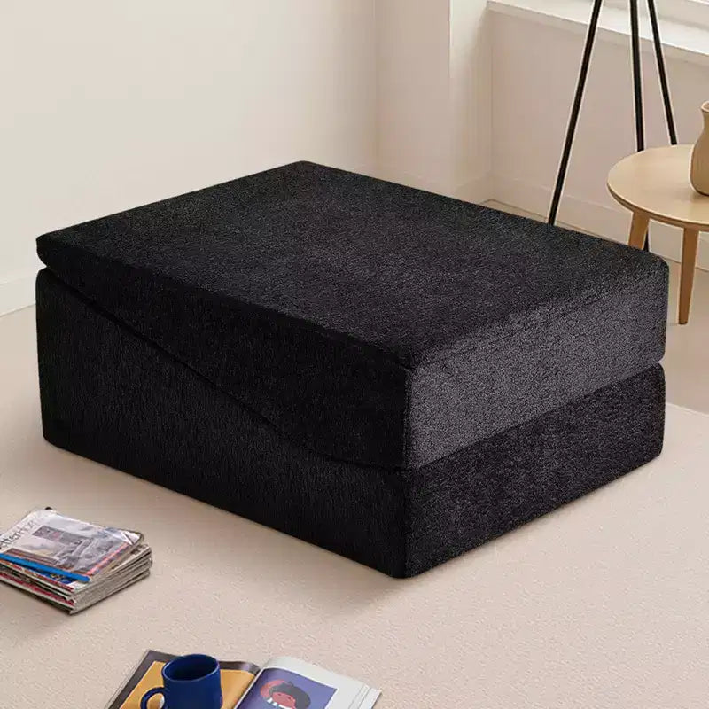 Divano Letto Tatami Pieghevole – Spugna ad Alta Densità, Seduta Singola, Beige / Nero / Blu / Grigio / Giallo