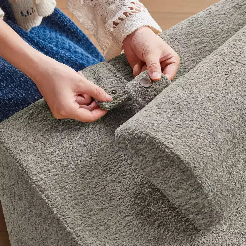 Divano Letto Tatami Pieghevole – Spugna ad Alta Densità, Seduta Singola, Beige / Nero / Blu / Grigio / Giallo