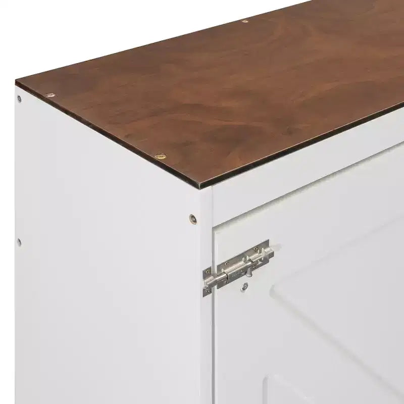 Letto a scomparsa matrimoniale Queen grigio/bianco con prese di corrente e porte USB, si ripiega piatto, per 2 persone
