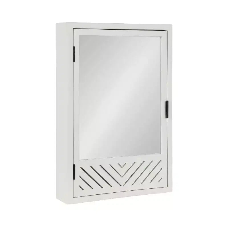 Kate and Laurel Mezzeta Bathroom Cabinet with Mirror