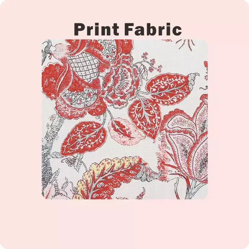 Poltrona con motivo floreale e borchie decorative – Blu / Rosso / Giallo, Posto singolo