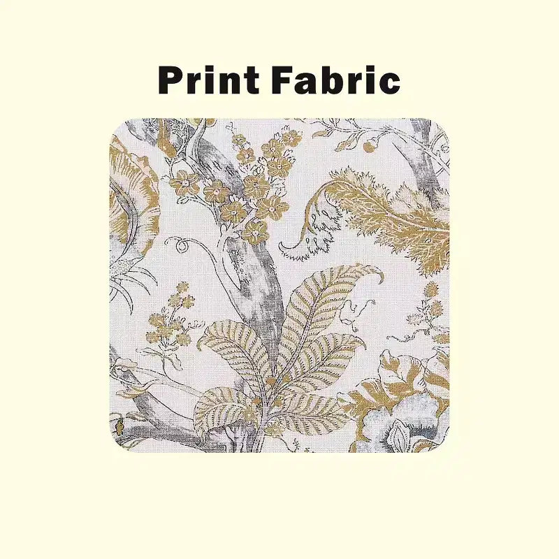 Poltrona con motivo floreale e borchie decorative – Blu / Rosso / Giallo, Posto singolo