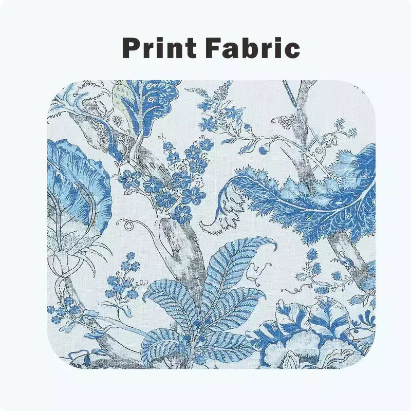 Poltrona con motivo floreale e borchie decorative – Blu / Rosso / Giallo, Posto singolo