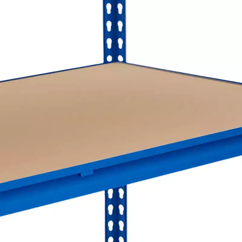 Scaffalatura in Metallo a 5 Ripiani, Nero / Blu, 2000–2500 libbre, Montaggio da 2 Persone
