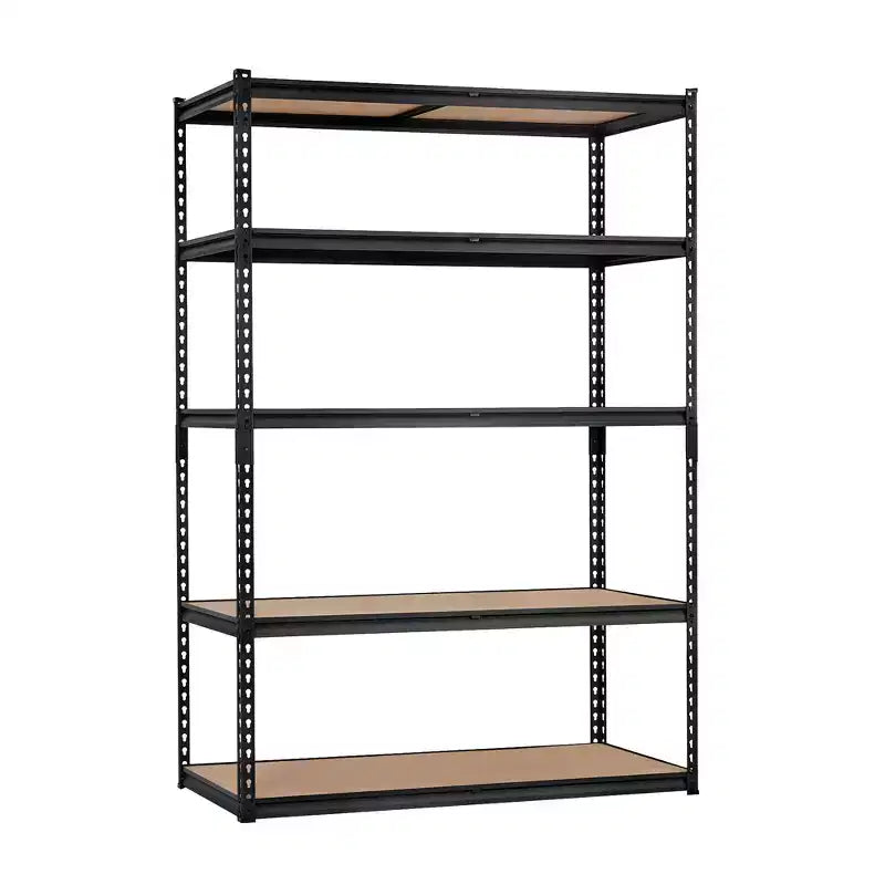 Scaffalatura in Metallo a 5 Ripiani, Nero / Blu, 2000–2500 libbre, Montaggio da 2 Persone