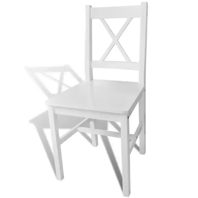 Sedia da pranzo senza braccioli marrone scuro / bianca / bianca e beige, set da 2 / 4 / 6