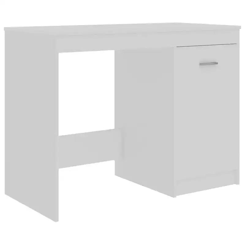 Scrivania ad angolo Sonoma Oak/bianco con cassetto, 1 persona