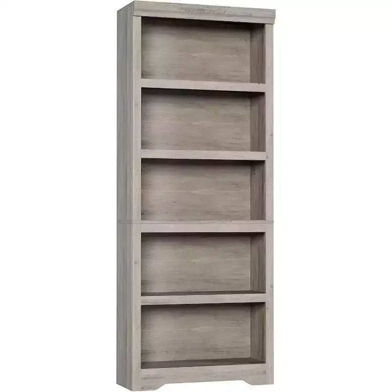 Libreria Aperta Nera/Grigia con Ripiani Regolabili – 3, 5 o 6 Livelli, 60 cm di Larghezza, Montaggio da 1 Persona