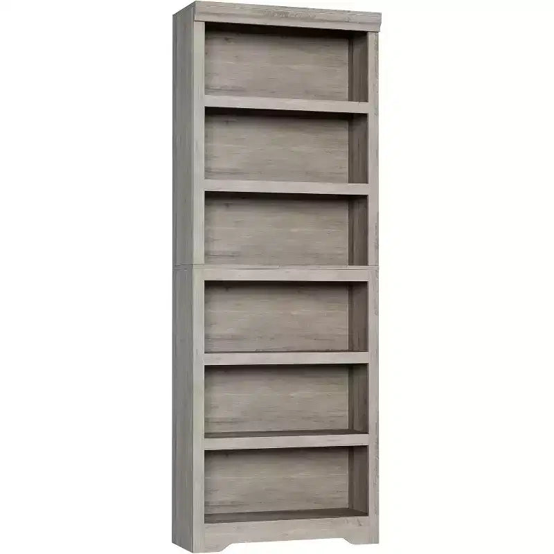 Libreria Aperta Nera/Grigia con Ripiani Regolabili – 3, 5 o 6 Livelli, 60 cm di Larghezza, Montaggio da 1 Persona