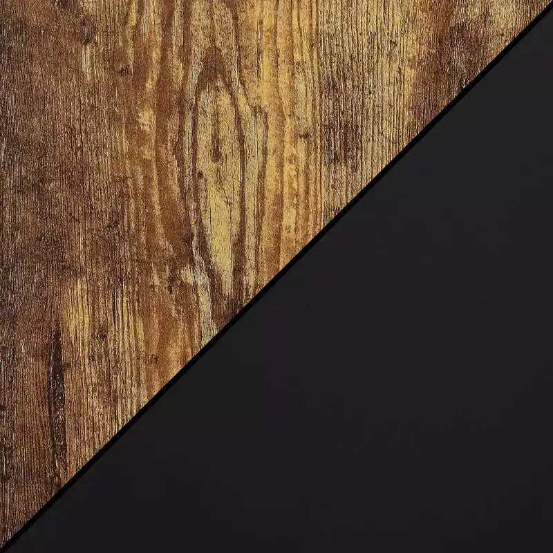 Mobile porta TV a 3 ripiani a giorno, Ciliegio / Nero / Nero Legno di Grana, Per 1 TV fino a 43"