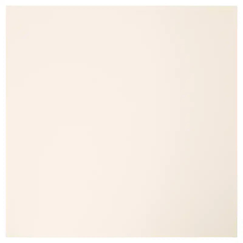 Sedia da pranzo senza braccioli moderna di metà secolo, color crema, Posti: 1