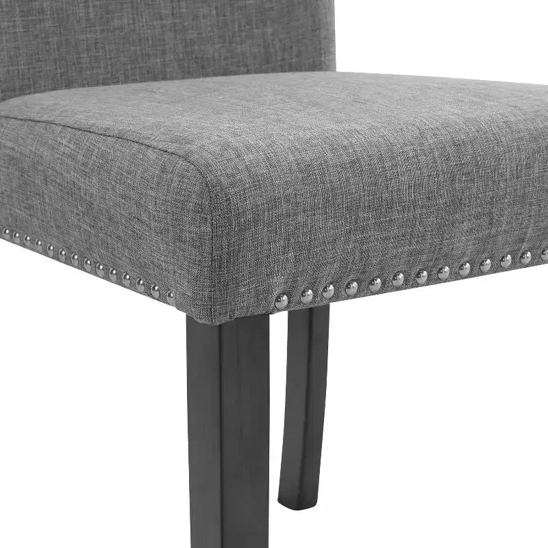 Set da pranzo rotondo a 5 pezzi in similmarmo grigio e bianco (4 posti)