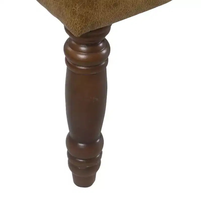 Panca imbottita trapuntata crema/marrone chiaro, 1 posto, rettangolare