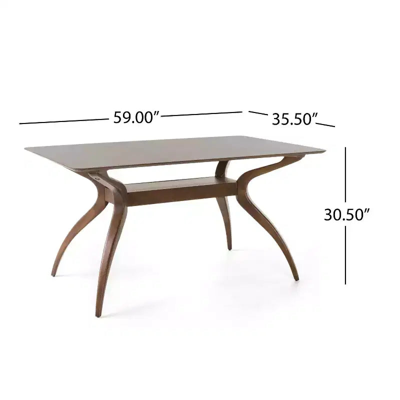 Beige / Grigio / Menta | Sala da pranzo Mid-Century | 4 posti | 5 pezzi
