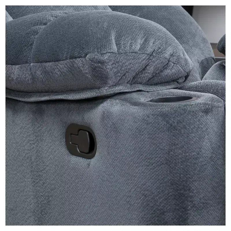 Poltrona reclinabile Glider Club – Cioccolato / Latte / Grigio – 1 posto
