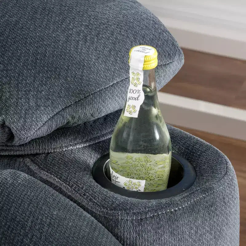 Poltrona reclinabile Glider Club – Cioccolato / Latte / Grigio – 1 posto