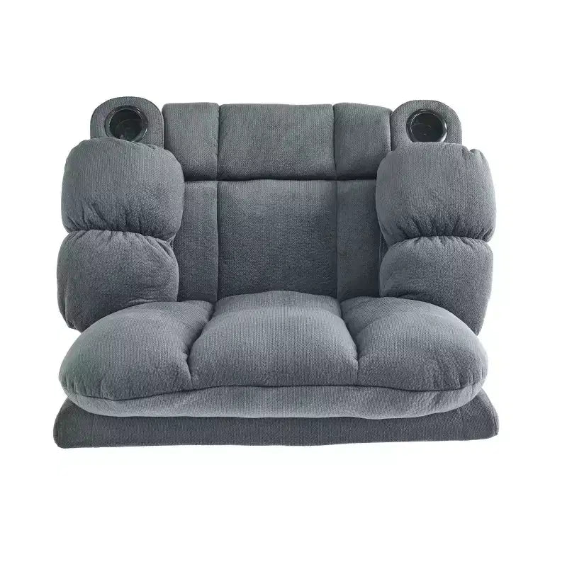 Poltrona reclinabile Glider Club – Cioccolato / Latte / Grigio – 1 posto