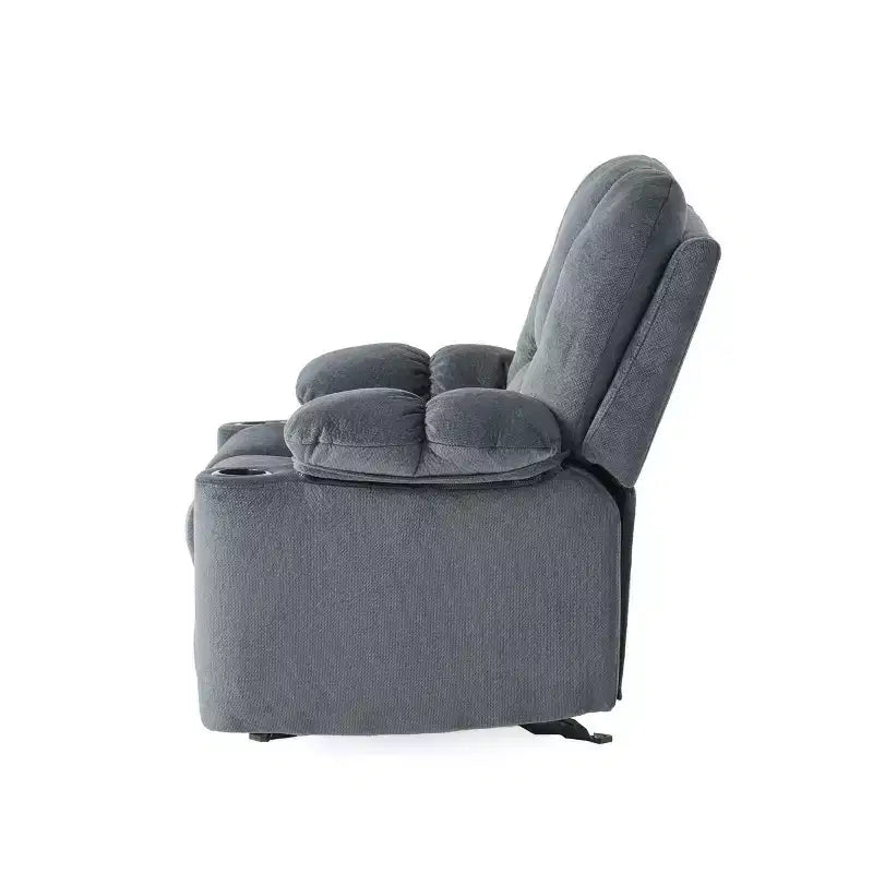 Poltrona reclinabile Glider Club – Cioccolato / Latte / Grigio – 1 posto