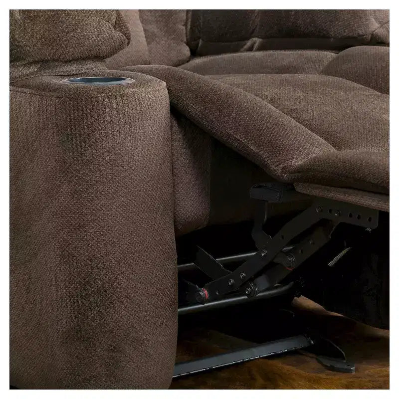 Poltrona reclinabile Glider Club – Cioccolato / Latte / Grigio – 1 posto