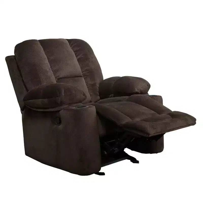 Poltrona reclinabile Glider Club – Cioccolato / Latte / Grigio – 1 posto