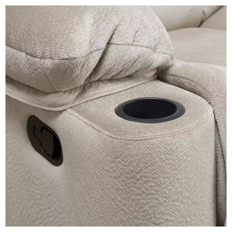 Poltrona reclinabile Glider Club – Cioccolato / Latte / Grigio – 1 posto