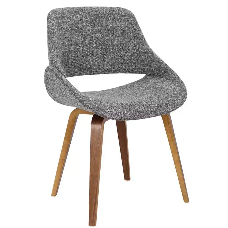 Sedia da pranzo moderna di metà secolo, multicolore, set da 2