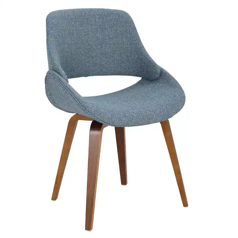 Sedia da pranzo moderna di metà secolo, multicolore, set da 2
