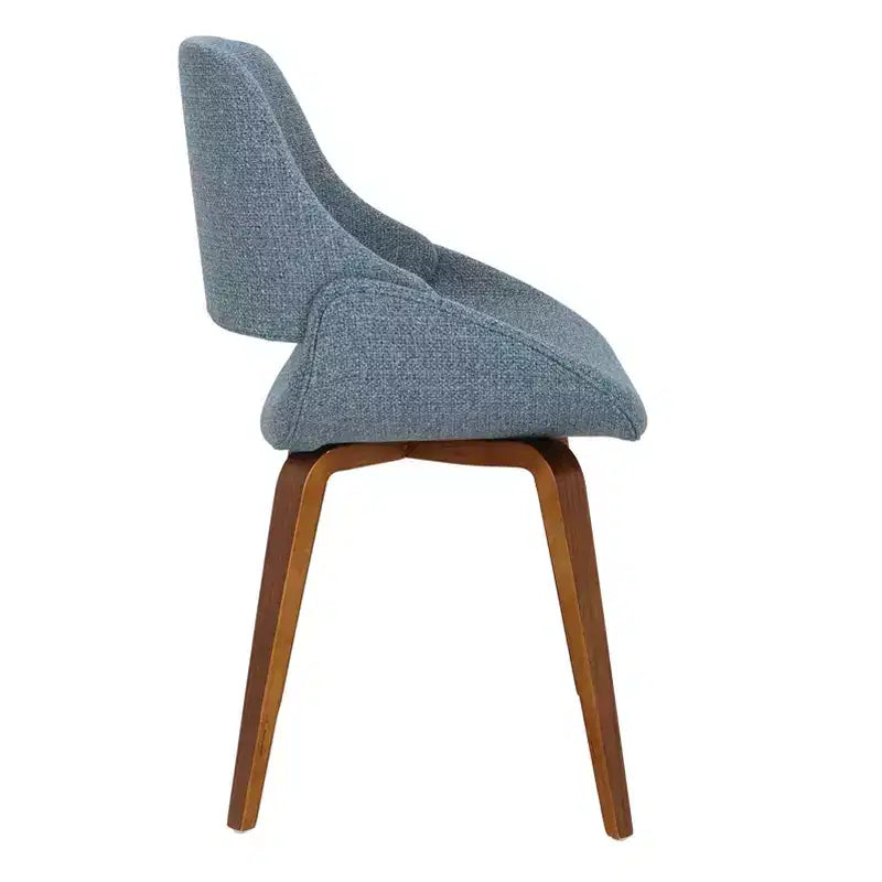 Sedia da pranzo moderna di metà secolo, multicolore, set da 2