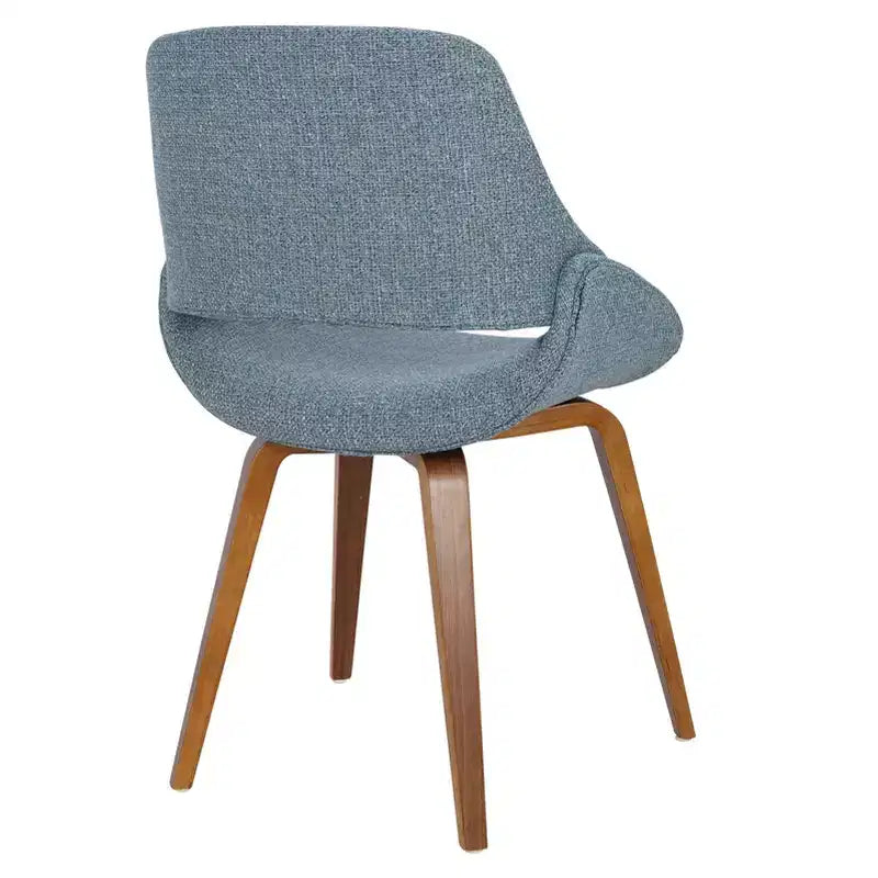 Sedia da pranzo moderna di metà secolo, multicolore, set da 2