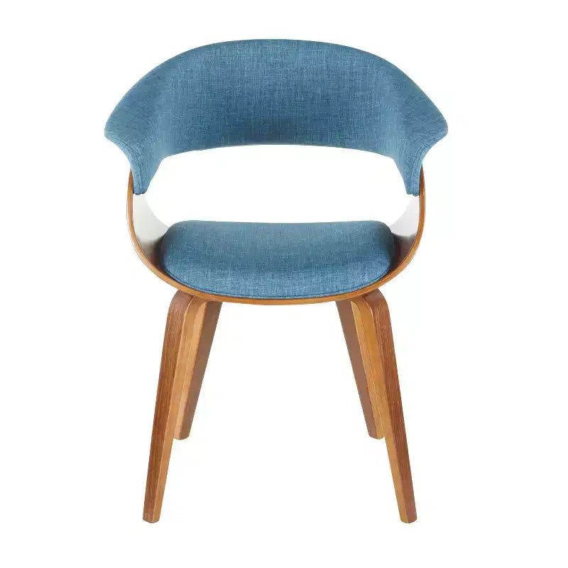 Sedia da pranzo moderna di metà secolo, multicolore, set da 2