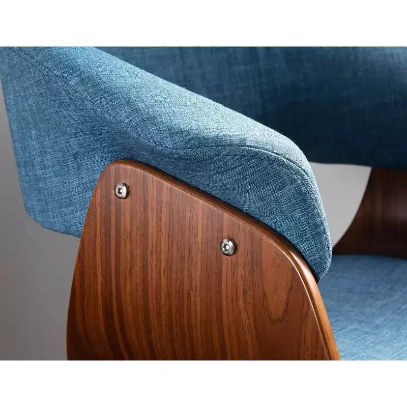Sedia da pranzo moderna di metà secolo, multicolore, set da 2