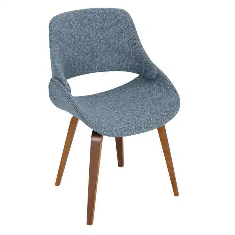Sedia da pranzo moderna di metà secolo, multicolore, set da 2