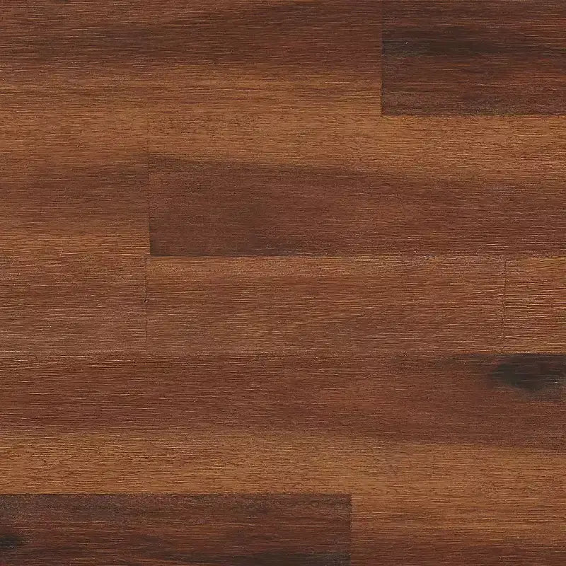 Letto a piattaforma in legno naturale color espresso con testiera – King, 2 persone