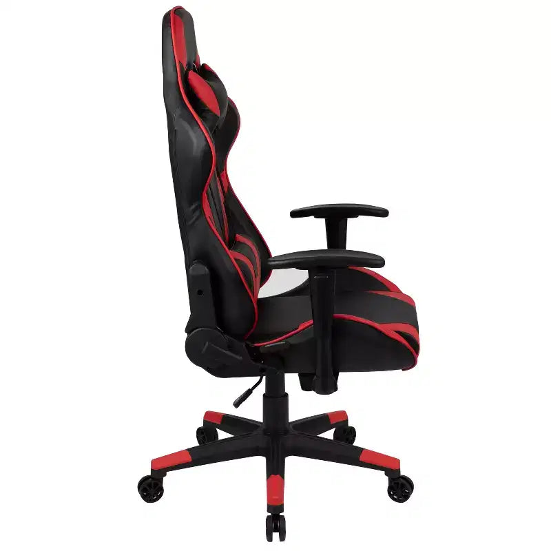Sedia e Scrivania Gaming Nere/Rosse – Reclinabili, 1 Persona