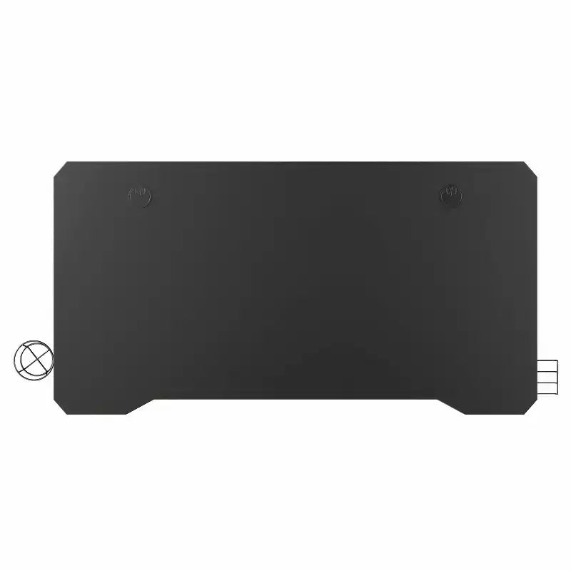 Scrivania gaming a Z, nero/blu, per 1 persona