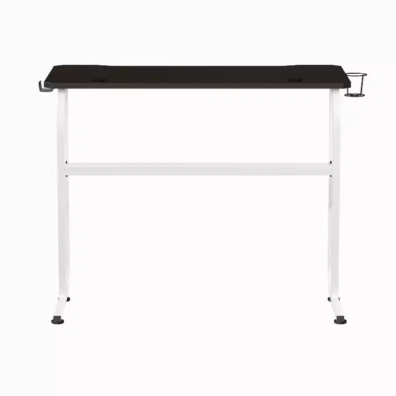 Scrivania gaming a Z, nero/blu, per 1 persona