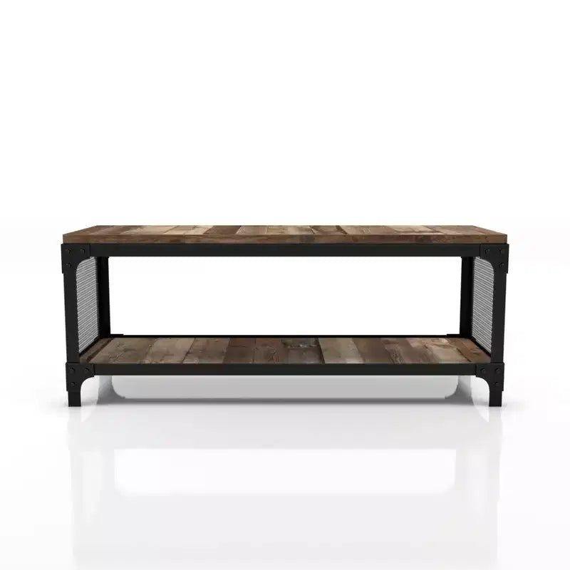 Mobile TV a giorno per TV fino a 50" – Legno di recupero effetto Barnwood, Rovere grigio vintage
